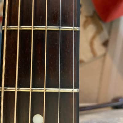 Zager ZAD20 - Natural-EZ Play acoustic guitar with premium hard case image 8