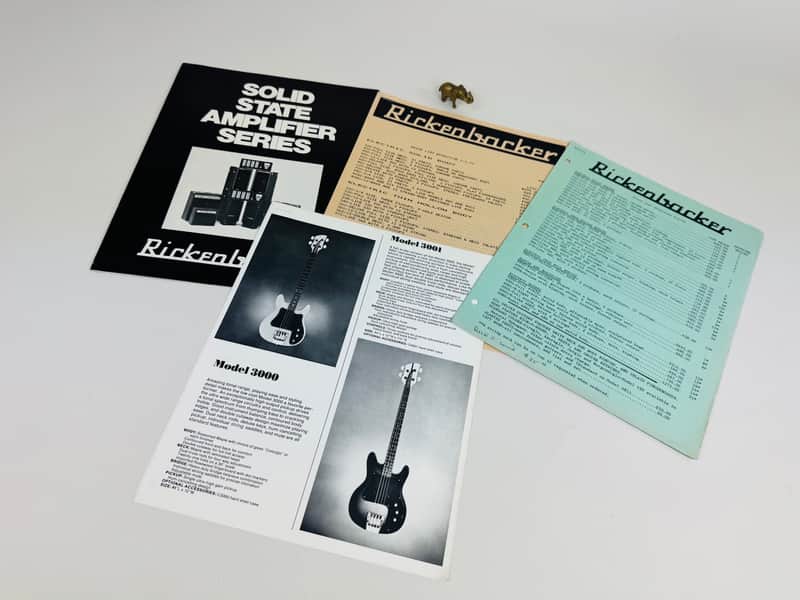 Rickenbacker 4-Piece Dealer Pack 1977 image 1