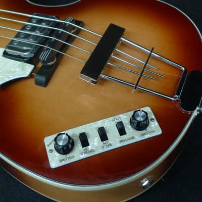 Genuine Hofner Chrome Tailpiece for Beatle Bass Guitar HCT-500/1 HCT500/1 Contemporary image 9