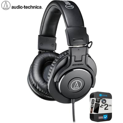 Audio-Technica ATH-M30X Professional Headphones with 2 Year Warranty image 1