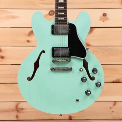 Gibson PSL 1964 ES-335 Ultra Light Aged - Kerry Green Two Tone-130645 image 2