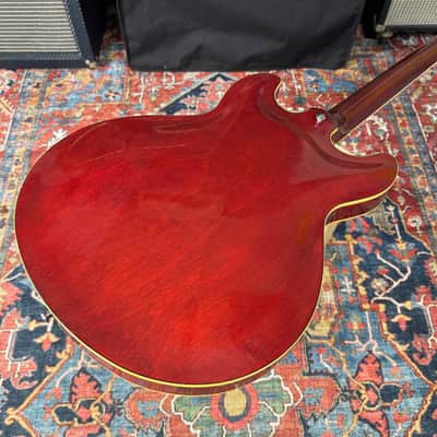 Yamaha SA700 Super Axe ES335 Style Semi Hollowbody Persimmon Red - 1983 image 4