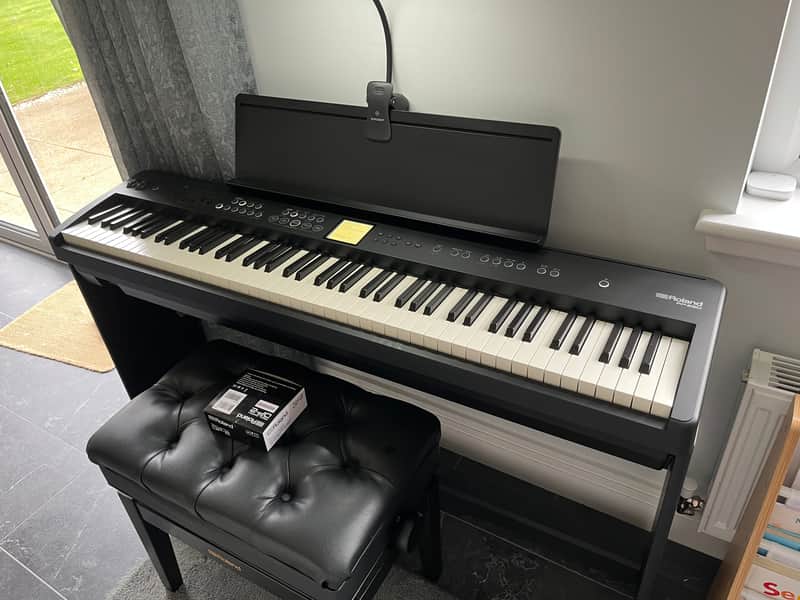 Roland FP-E50 Digital Piano with KSF-E50-BK Stand image 1