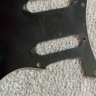 1973 1974 1975 1976 Fender Stratocaster guitar pickguard black image 2