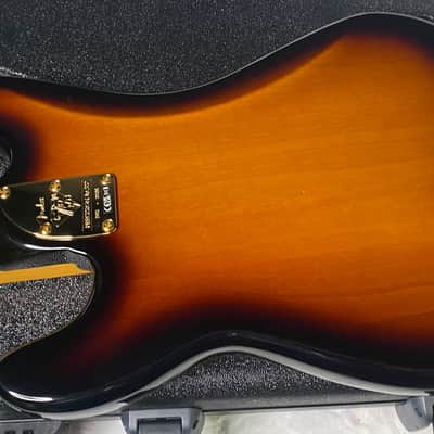 NEW! Fender 75th Anniversary American Professional PJ Bass - 2-Color Sunburst - Flame Top - 9.1 lbs - Authorized Dealer - G06681 image 10