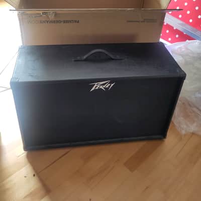 Peavey 212 80-Watt 2x12" Guitar Extension Cabinet with Blue Marvel Speakers 2010s - Black image 5
