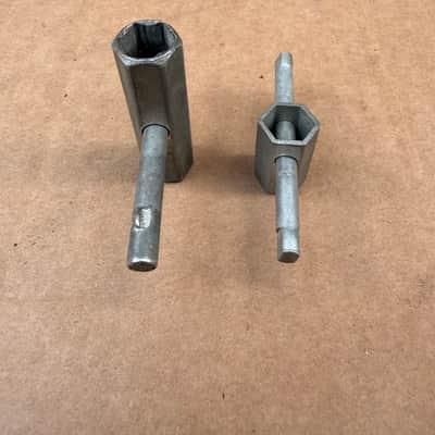 Vintage Drum Keys (Lot of 2) – Heavy-Duty Steel T-Handle Drum Tuning Keys – Used, Good Condition image 3