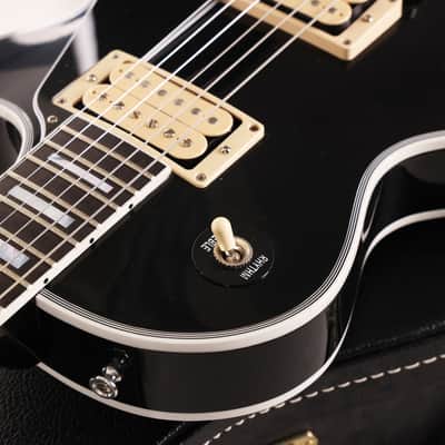 Gibson Custom Shop Les Paul Custom Made 2 Measure Ebony with Double Classic White Pickups 2024 image 8