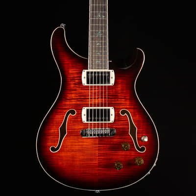 PRS SE Hollowbody II Piezo Orange Tiger Smokeburst (633) image 3