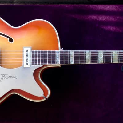 VINTAGE! Framus Billy Lorento 5/120 Feb 1961 Orange Burst The Real Thing! image 1