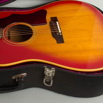 Gibson  J-45 ADJ. Flat Top Acoustic Guitar,  c. 1967, ser. #800003, black hard shell case. image 12