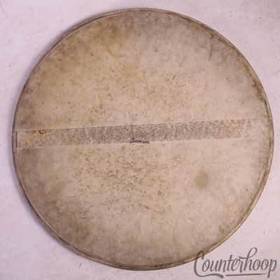 *Ludwig/Samson Snare/Tom 14" Calf Skin Drum Resonant Head Vintage 30s Maple Hoop image 1