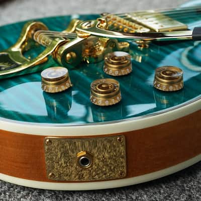 Gibson Les Paul Supreme Florentine Caribbean Blue 2014 - Caribbean Blue image 18