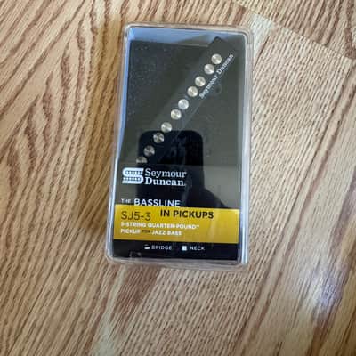 Seymour Duncan SJ5-3b Quarter Pound 5-String Jazz Bass Bridge Pickup 2010s - Black image 1