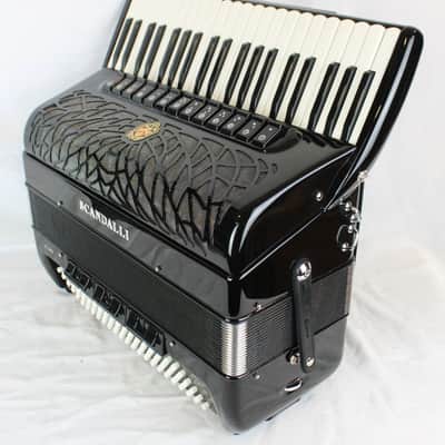 NEW Black Scandalli Air IV T Piano Accordion LMMH 41 120 image 4