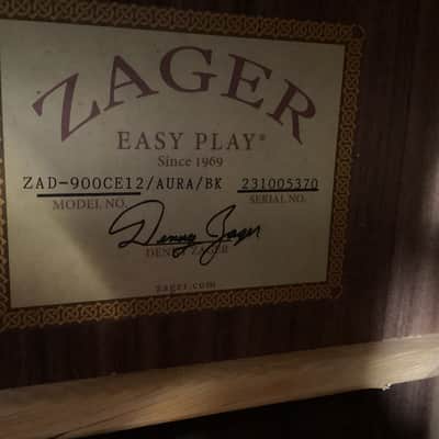 Zager ZAD-900CE-12 12-String Acoustic Guitar image 7