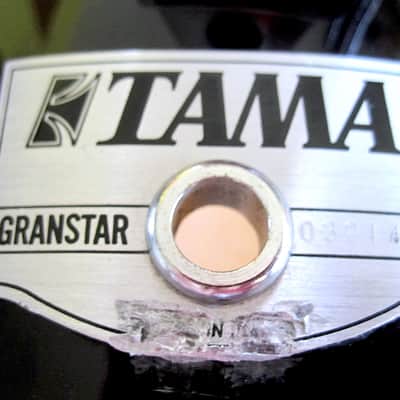 12" x 11" Tama Granstar Tom Drum, Jet Black Wrap - Vintage image 2