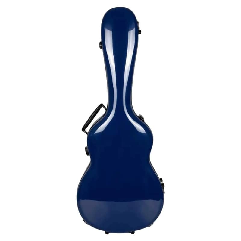 Crossrock CRF2020-00012NVBL Acoustic Guitar Fiberglass Case for Martin 000 Style - Navy Blue image 1