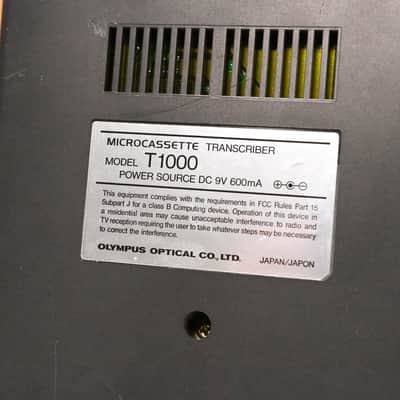 Pearlcorder T1000 Microcassette Transcriber (NO POWER SUPPLY) CG010PL image 8