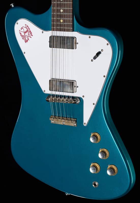 Gibson 1965 Non-Reverse Firebird V 12-String Reissue Aqua Mist VOS (374) image 1