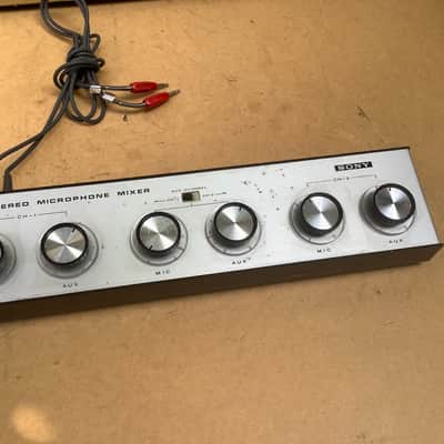 Sony MX-6S, Stereo Microphone Mixer, Vintage Made in Japan image 3