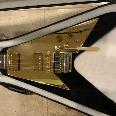 Gibson Custom Shop Lenny Kravitz Signature '67 Flying V 2002 - Ebony/Gold image 7