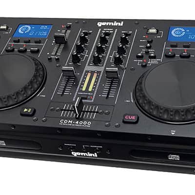 Gemini CDM-4000 MP3/CD/USB Dual DJ Media Player w. Mixer 2010s w. Carry Case image 5