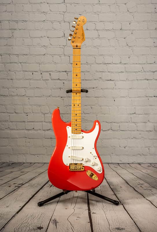 Fender Hank Marvin Prototype Strat 1998 - Fiesta Red