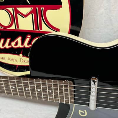 Danelectro Left-Handed Lefty '56 Singlecut Baritone Guitar - Black image 3