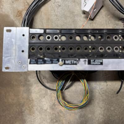 Vintage Longframe TT Bantam Patchbay & Cabling - Recording Studio Broadcast / Military Belden 8451 image 3