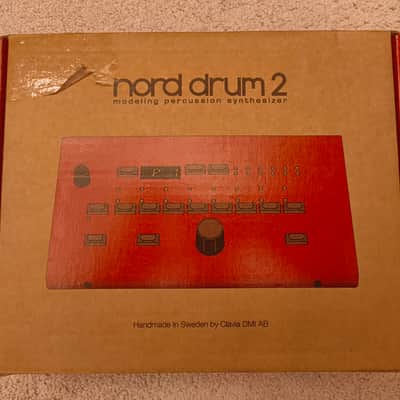 Nord Drum 2 6-Channel Modeling Percussion Synthesizer with Pad Controller 2014 - 2016 - Red with Black Pads image 7