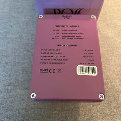 JHS Ross Fuzz 2023 - Present - Purple Electric Guitar Effects FX Pedal image 7