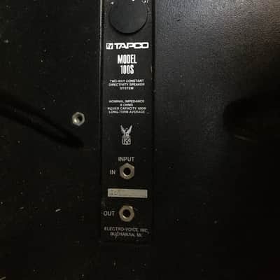 Electro-Voice 100S  12" 2-Way Passive Speaker 2009 - Present - Black image 1