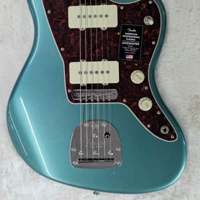 Fender American Professional Classic Jazzmaster, Faded Sherwood Green Metallic image 8