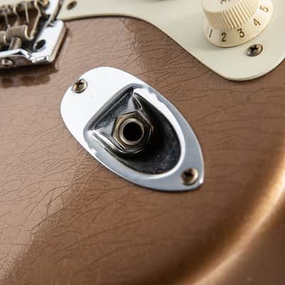 Used Fender Custom Shop '57 Reissue Stratocaster Firemist Gold Journeyman Relic image 9