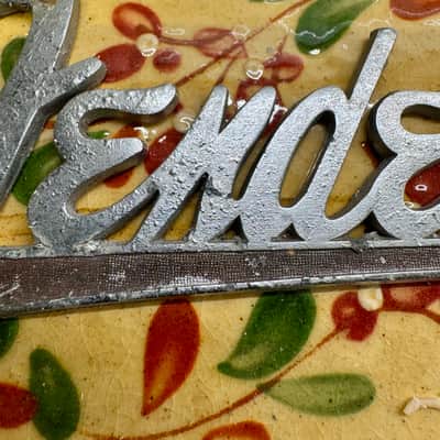 Fender Badge Logo Amp Cabinet Deluxe Twin or other 1960-1963 image 6