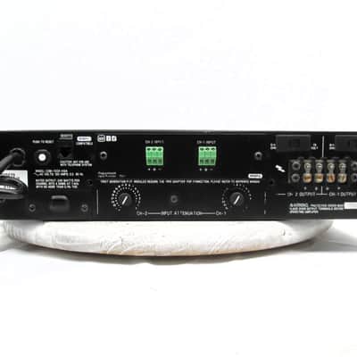 Crown Com-Tech 410 2-Channel Commercial Power Amplifier 1990s - Silver and Black image 3
