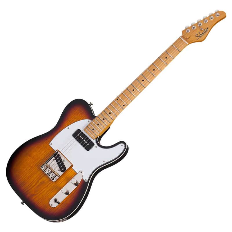 Schecter PT Special Series Telecaster-Style Electric Guitar - 3 Tone Sunburst Pearl image 1