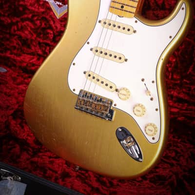 Fender Custom Shop Postmodern Stratocaster Journeyman Relic, Aged Aztec Gold image 20