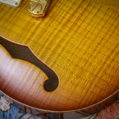PRS USA Paul Reed Smith Hollowbody 12-String "McCarty Sunburst + Rosewood" (2016) image 12
