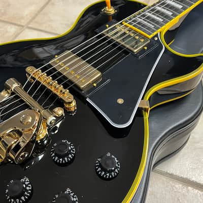 Epiphone Joe Bonamassa '59 Les Paul Custom Electric Guitar Antique Ebony image 5