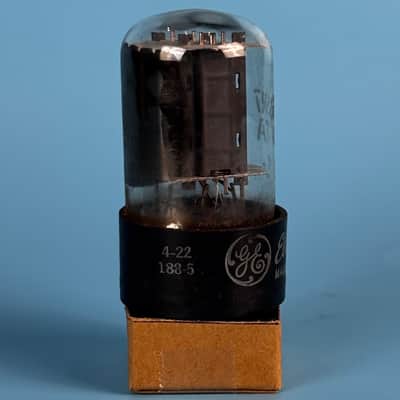 1964 General Electric 6SN7GT Vintage Grey Plated Vacuum Tube! Tests Good! T579 image 4