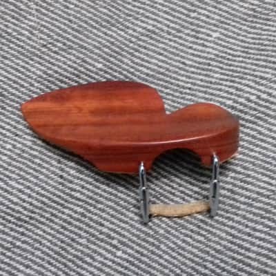 Violin parts in Redwood chinrest, tailpiece, image 3