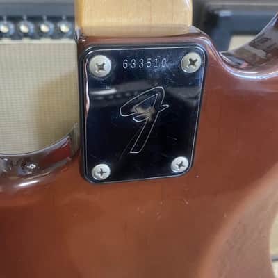 1975 Fender Mustang with Rosewood Fretboard - Walnut (Mocha) image 8
