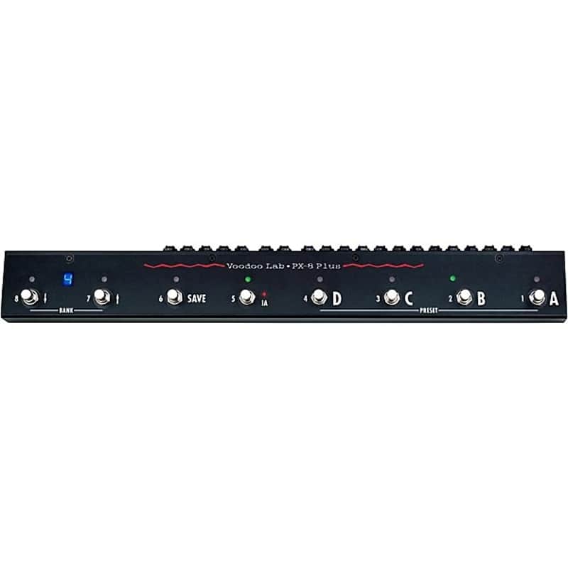 Voodoo Lab  PX-8 PLUS True Bypass Programmable Pedal Switcher 2024 - BLACK image 1