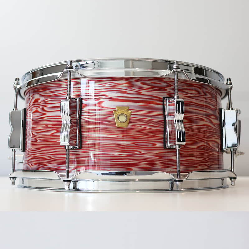 Ludwig Legacy Maple 6.5" x 14" Snare Drum w/ VIDEO! 3-Ply Vintage Pink Oyster image 1