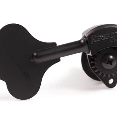 Hipshot Ultralite USA Tuner HB6C 1/2 Black - Treble Side. NEW - Auth Dealer image 1
