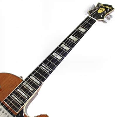 Late 70s Hagstrom Swede Patch 2000 Electric Guitar w/ Monophonic Synth Output Natural Mahogany Gloss image 7