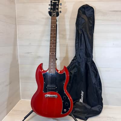 Maestro SG Junior Red Electric Guitar w/ Gig Bag 2000's image 11