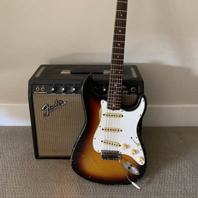 Vintage 1966 Fender Stratocaster with Brazilian Rosewood Fretboard image 1